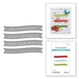 Spellbinders Handmade Holidays Sentiments Dies (S1-156)