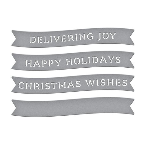 Spellbinders Handmade Holidays Sentiments Dies (S1-156) Spellbinders Handmade Holidays Sentiments Dies (S1-156)