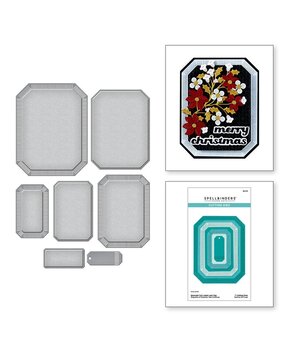 Spellbinders Home for the Holidays Emerald Cut Labels and Tag Dies (S5-641)