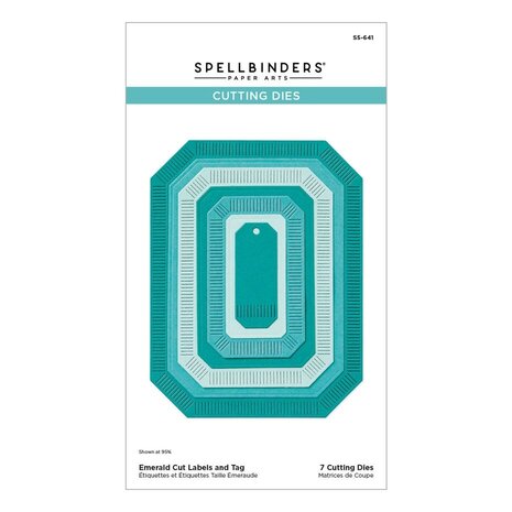 Spellbinders Home for the Holidays Emerald Cut Labels and Tag Dies (S5-641)