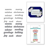 Spellbinders Home for the Holidays Christmas Greetings Dies (S4-1360)