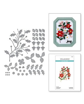 Spellbinders Home for the Holidays Poinsettia Spray Dies (S4-1366)