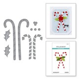 Spellbinders Home for the Holidays Candy Canes and Holly Dies (S4-1373)