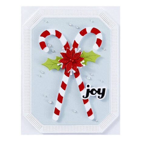 Spellbinders Home for the Holidays Candy Canes and Holly Dies (S4-1373) Spellbinders Home for the Holidays Candy Canes and Holly Dies (S4-1373)