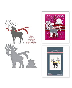 Spellbinders Home for the Holidays Dashing Reindeer Registration Press Plate & Die Set (BPR-013) Spellbinders Home for the Holidays Dashing Reindeer Registration Press Plate & Die Set (BPR-013)