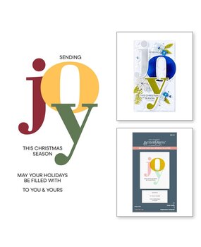 Spellbinders Home for the Holidays Color Mix Joy Registration Press Plates (BPR-014) Spellbinders Home for the Holidays Color Mix Joy Registration Press Plates (BPR-014)