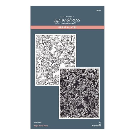 Spellbinders Home for the Holidays Night & Day Pines Press Plates (BP-197) Spellbinders Home for the Holidays Night & Day Pines Press Plates (BP-197)