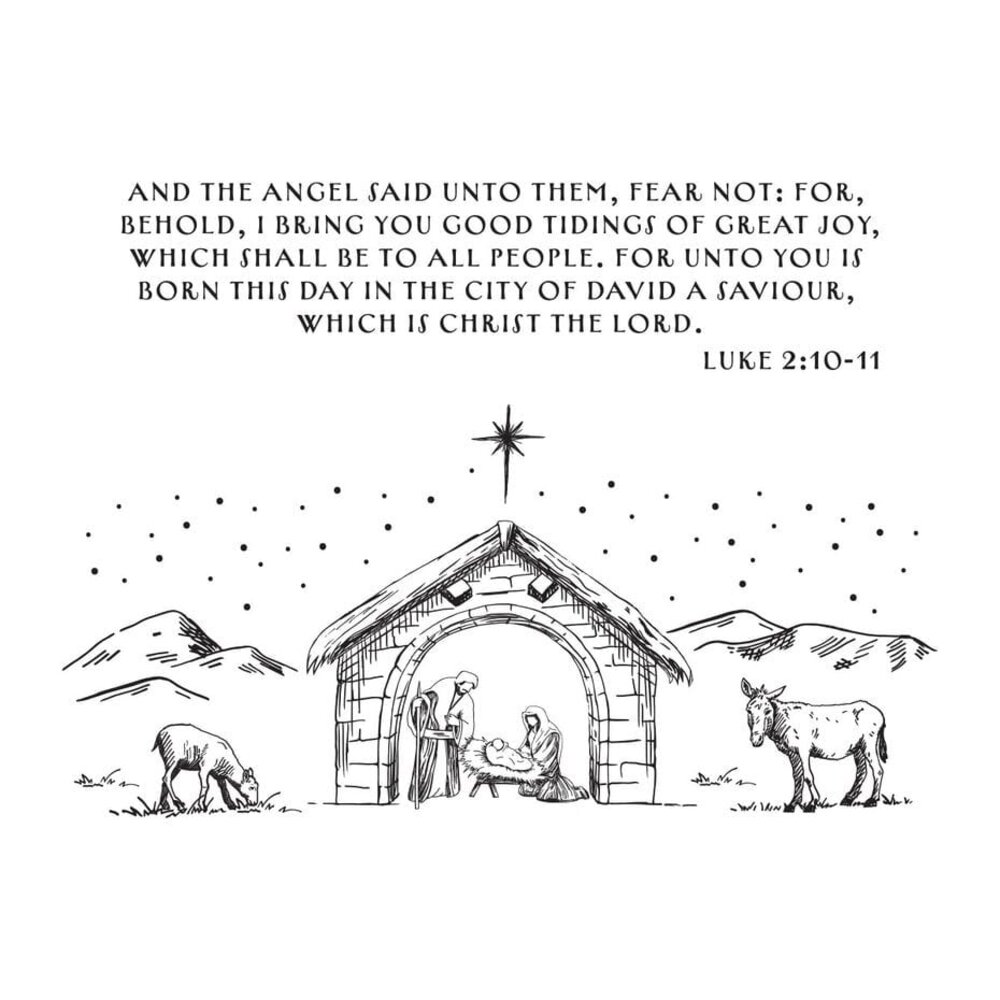 Spellbinders Home for the Holidays Christmas Gospel Press Plates (BP-205)