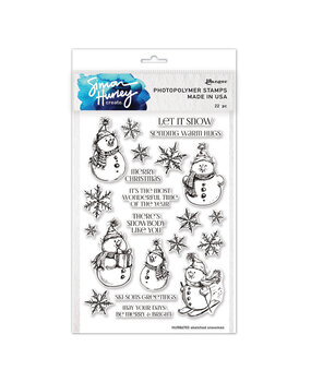 Simon Hurley Create Sketched Snowmen Clear Stamps (HUR86703) Simon Hurley Create Sketched Snowmen Clear Stamps (HUR86703)