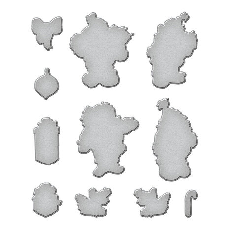 Spellbinders Sketched Santas Dies (S6-241)