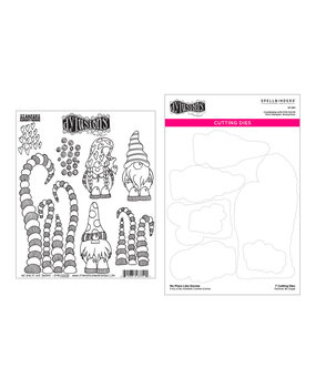 Spellbinders No Place Like Gnome Stamp and Die Bundle (BD-0853)
