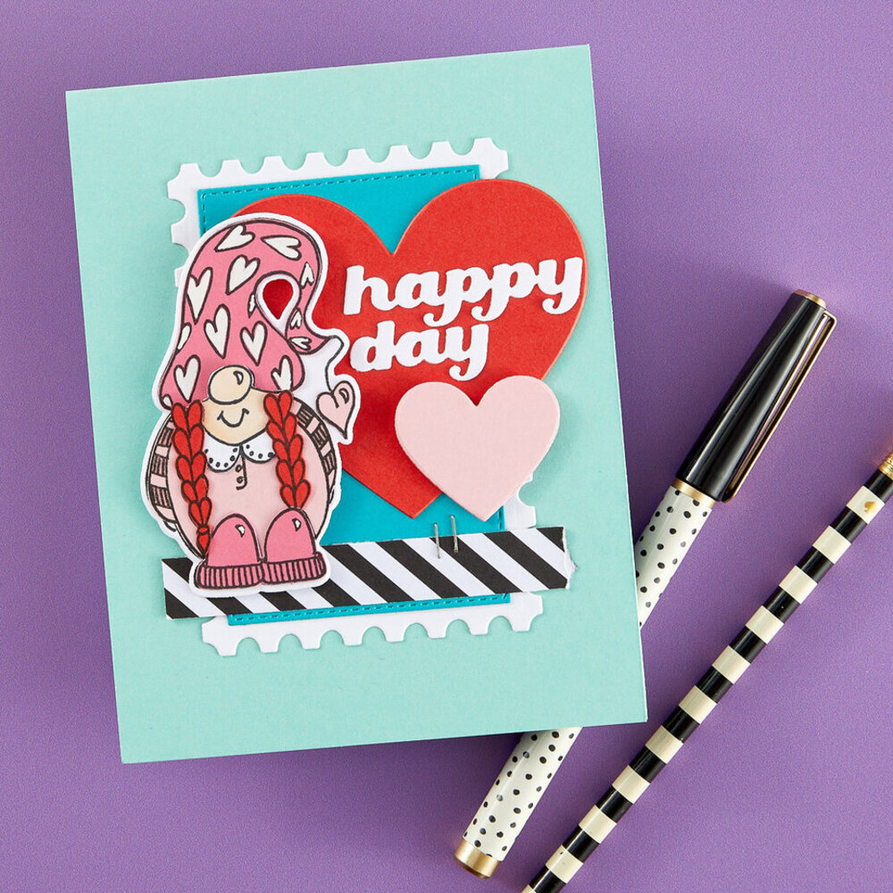 Spellbinders No Place Like Gnome Stamp and Die Bundle (BD-0853)