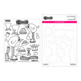 Spellbinders Robin Couture Stamp and Die Bundle (BD-0854)