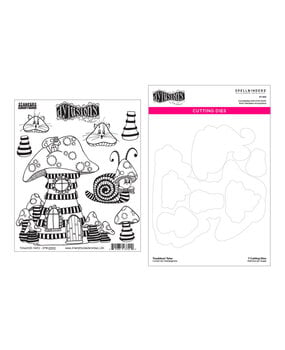 Spellbinders Toadstool Tales Stamp and Die Bundle (BD-0855) Spellbinders Toadstool Tales Stamp and Die Bundle (BD-0855)