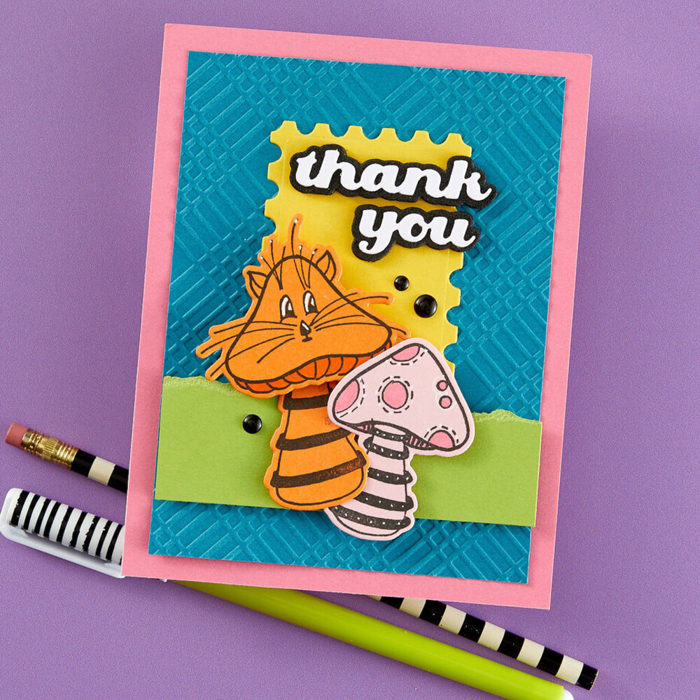 Spellbinders Toadstool Tales Stamp and Die Bundle (BD-0855) Spellbinders Toadstool Tales Stamp and Die Bundle (BD-0855)