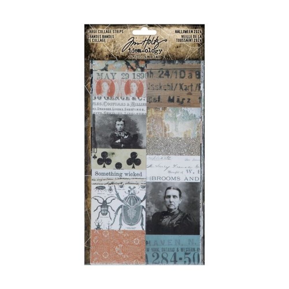 Idea-ology Tim Holtz Halloween Collage Strips Large (TH94394) Idea-ology Tim Holtz Halloween Collage Strips Large (TH94394)