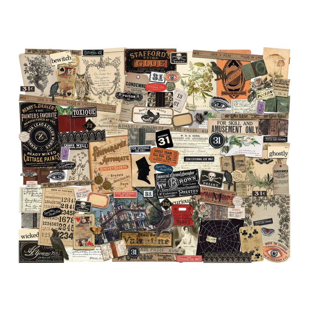 Idea-ology Tim Holtz Halloween Ephemera Pack (TH94396)