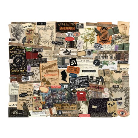 Idea-ology Tim Holtz Halloween Ephemera Pack (TH94396)