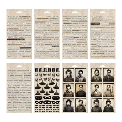 Idea-ology Tim Holtz Halloween Sticker Book (TH94402) Idea-ology Tim Holtz Halloween Sticker Book (TH94402)