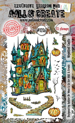 AALL and Create Clear Stamp Set A6 Nightfall Castle (AALL-TP-1236) AALL and Create Clear Stamp Set A6 Nightfall Castle (AALL-TP-1236)