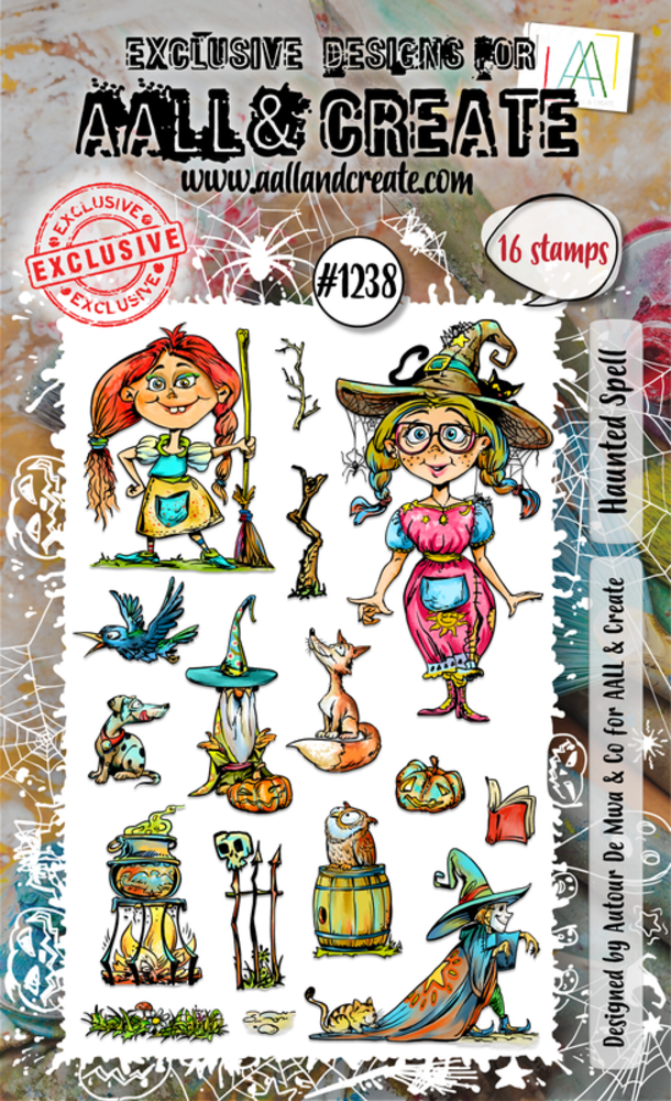 AALL and Create Clear Stamp Set A6 Haunted Spell (AALL-TP-1238) AALL and Create Clear Stamp Set A6 Haunted Spell (AALL-TP-1238)