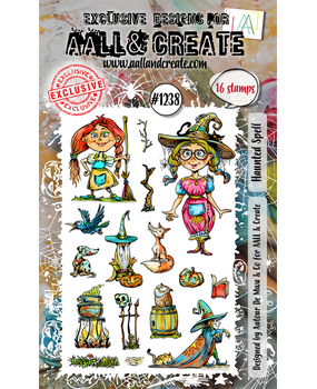 AALL and Create Clear Stamp Set A6 Haunted Spell (AALL-TP-1238) AALL and Create Clear Stamp Set A6 Haunted Spell (AALL-TP-1238)