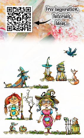 AALL and Create Clear Stamp Set A6 Haunted Spell (AALL-TP-1238) AALL and Create Clear Stamp Set A6 Haunted Spell (AALL-TP-1238)