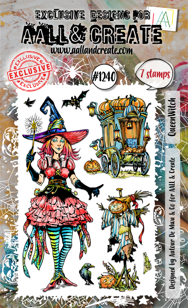 AALL and Create Clear Stamp Set A6 Queen Witch (AALL-TP-1240)