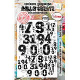 AALL and Create Clear Stamp Set A7 Retro Scripts (AALL-TP-1230)