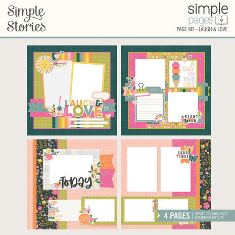 Simple Stories Good Stuff Simple Pages Kit Laugh & Love (16828) Simple Stories Good Stuff Simple Pages Kit Laugh & Love (16828)