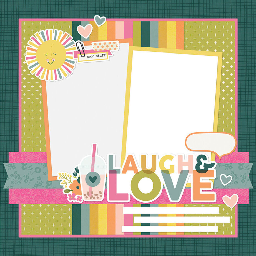 Simple Stories Good Stuff Simple Pages Kit Laugh & Love (16828) Simple Stories Good Stuff Simple Pages Kit Laugh & Love (16828)