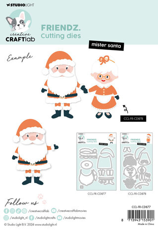Creative Craftlab Friendz Dies Mister Santa (CCL-FR-CD877) Creative Craftlab Friendz Dies Mister Santa (CCL-FR-CD877)