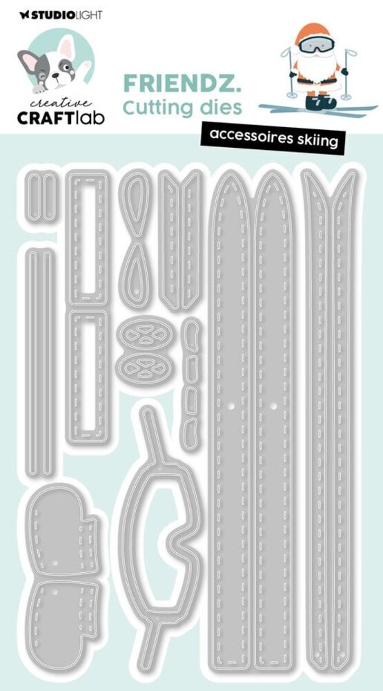 Creative Craftlab Friendz Dies Skiing Accessoires (CCL-FR-CD879) Creative Craftlab Friendz Dies Skiing Accessoires (CCL-FR-CD879)