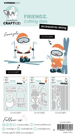 Creative Craftlab Friendz Dies Skiing Accessoires (CCL-FR-CD879) Creative Craftlab Friendz Dies Skiing Accessoires (CCL-FR-CD879)