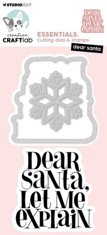 Creative Craftlab Essentials Stamp & Die Dear Santa (CCL-ES-SCD83) Creative Craftlab Essentials Stamp & Die Dear Santa (CCL-ES-SCD83)