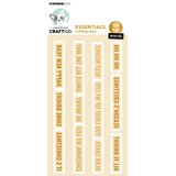 Creative Craftlab Essentials Hot Foil Die Wordz (CCL-ES-HFCD12)