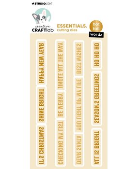 Creative Craftlab Essentials Hot Foil Die Wordz (CCL-ES-HFCD12) Creative Craftlab Essentials Hot Foil Die Wordz (CCL-ES-HFCD12)
