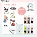 Creative Craftlab Value Pack Clear Stamp Set + Twin Tip Markers (CCL-ES-PACK02)