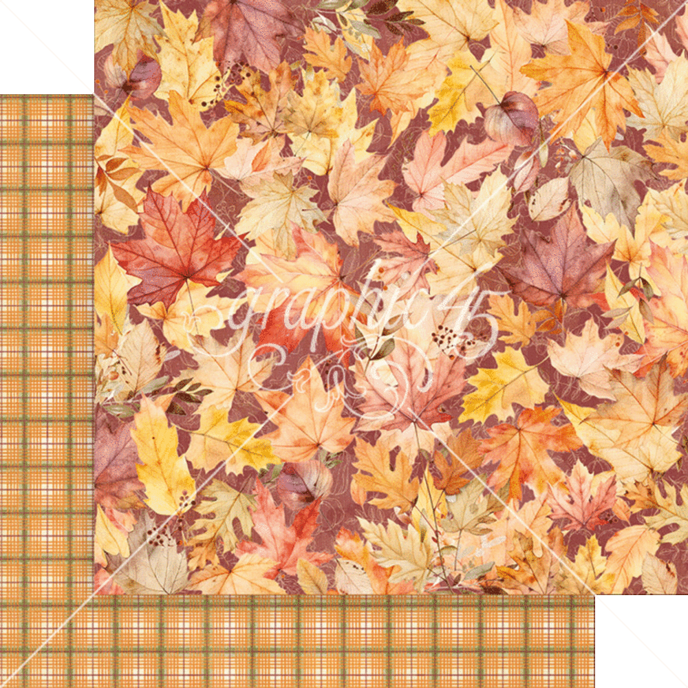 Graphic 45 Autumn Greetings 8x8 Inch Collection Pack (4502898)
