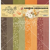 Graphic 45 Autumn Greetings 12x12 Inch Patterns & Solids Paper Pack (4502900)
