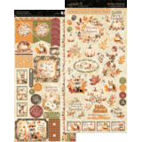 Graphic 45 Autumn Greetings Sticker Set (4502901)