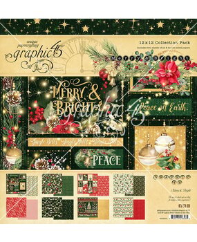 Graphic 45 Merry & Bright 12x12 Inch Collection Pack (4502914) Graphic 45 Merry & Bright 12x12 Inch Collection Pack (4502914)
