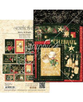 Graphic 45 Merry & Bright Journaling Cards (4502920)