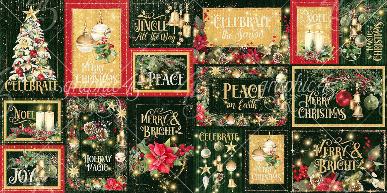 Graphic 45 Merry & Bright Journaling Cards (4502920) Graphic 45 Merry & Bright Journaling Cards (4502920)