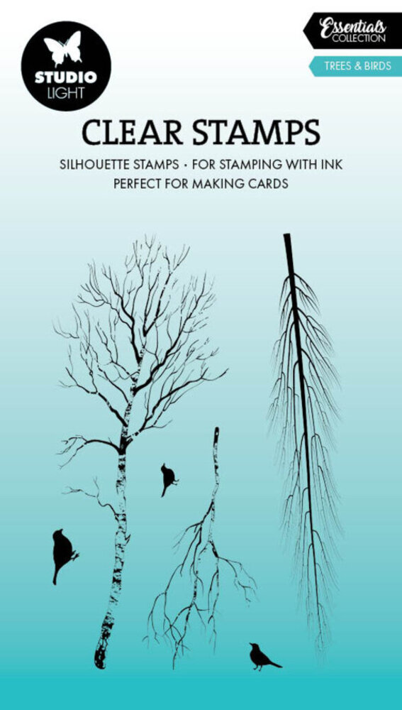 Studio Light Essentials Clear Stamps Trees & Birds Silhouette (SL-ES-STAMP703)