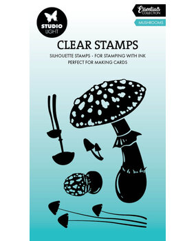 Studio Light Essentials Clear Stamps Mushrooms Silhouette (SL-ES-STAMP708) Studio Light Essentials Clear Stamps Mushrooms Silhouette (SL-ES-STAMP708)