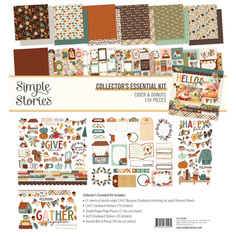 Simple Stories Cider & Donuts Collector's Essential Kit (22901) Simple Stories Cider & Donuts Collector's Essential Kit (22901)