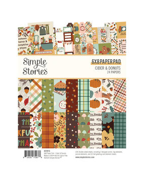 Simple Stories Cider & Donuts 6x8 Inch Paper Pad (22915) Simple Stories Cider & Donuts 6x8 Inch Paper Pad (22915)