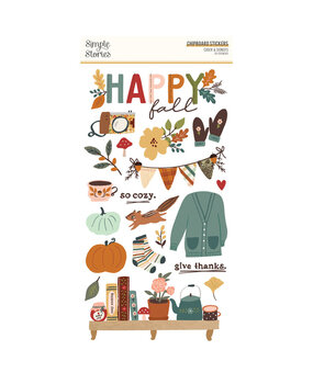 Simple Stories Cider & Donuts Chipboard Stickers (22917) Simple Stories Cider & Donuts Chipboard Stickers (22917)