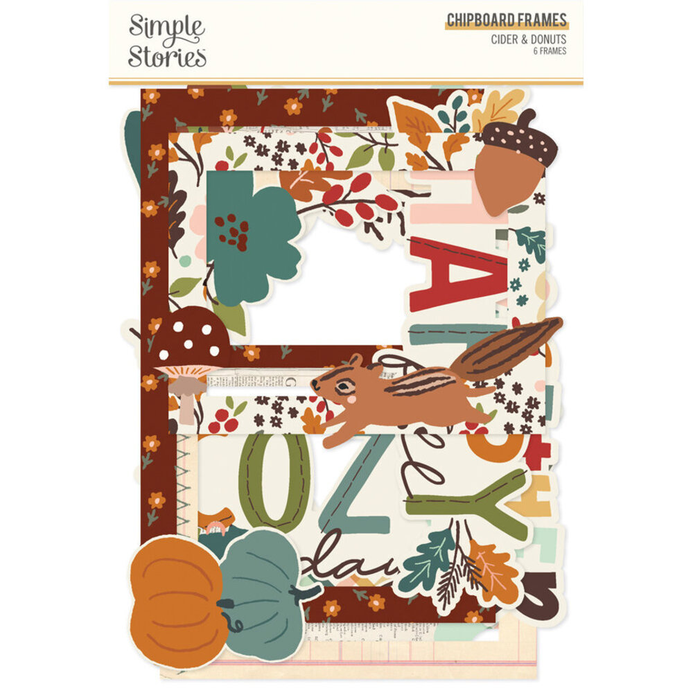Simple Stories Cider & Donuts Chipboard Frames (22924)